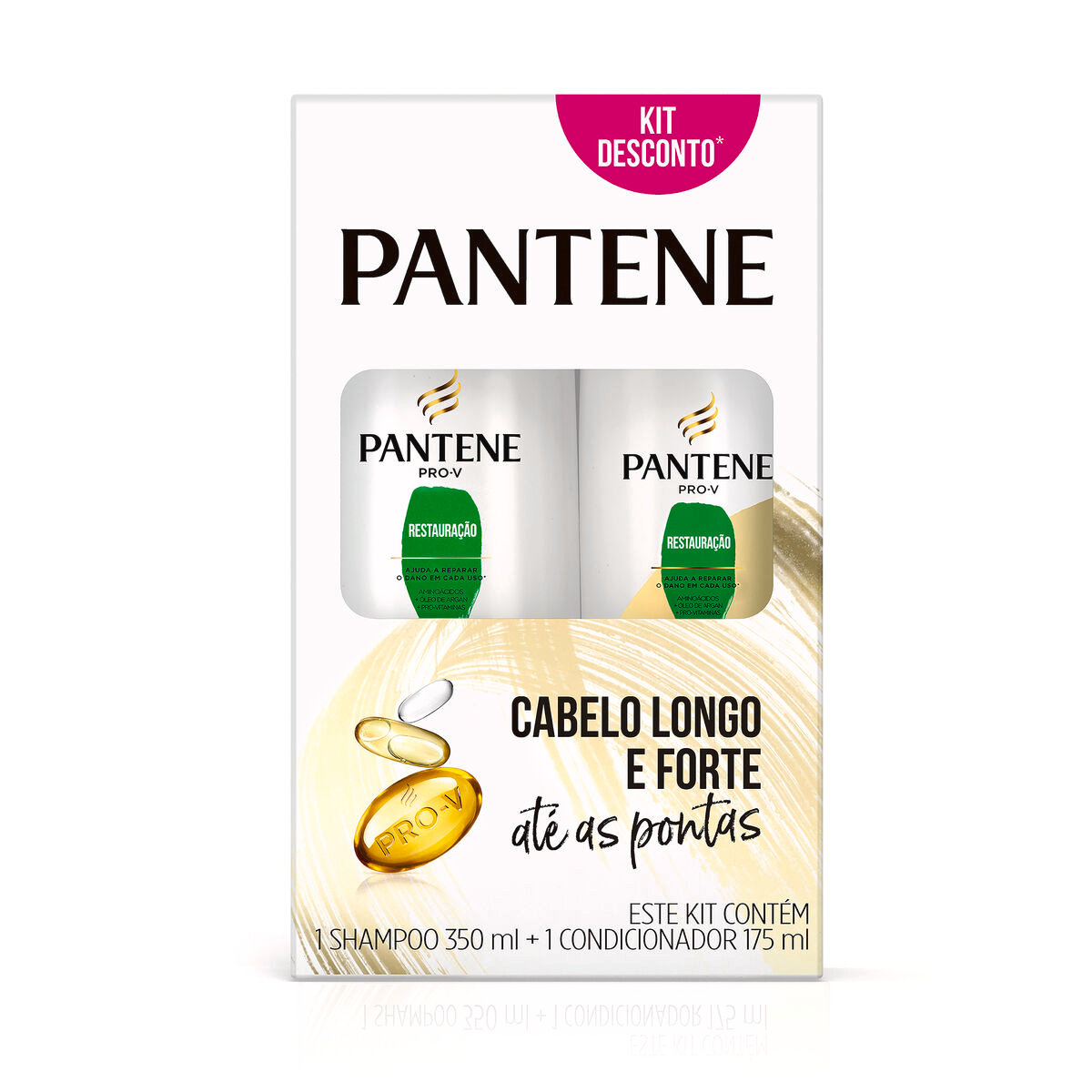 Shampoo Pantene Restauração 350 ml + Condicionador 175 ml