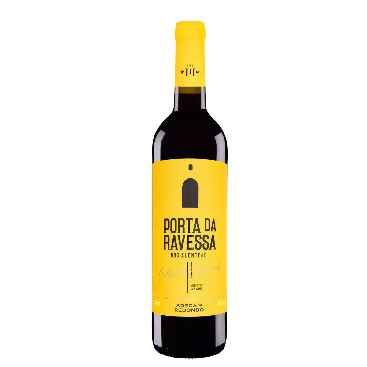 Vinho Português Tinto Seco Porta da Ravessa Colheita Especial Trincadeira Aragonez Alicante Bouschet Alentejo Garrafa 750ml