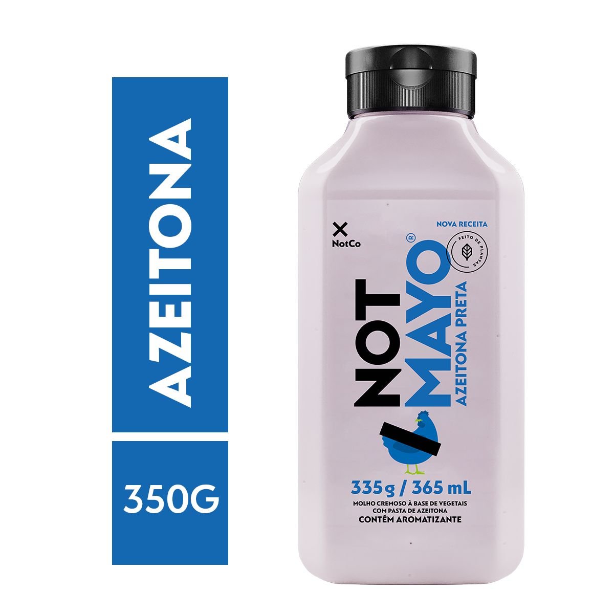 Maionese Not Mayo Azeitona Preta 335g