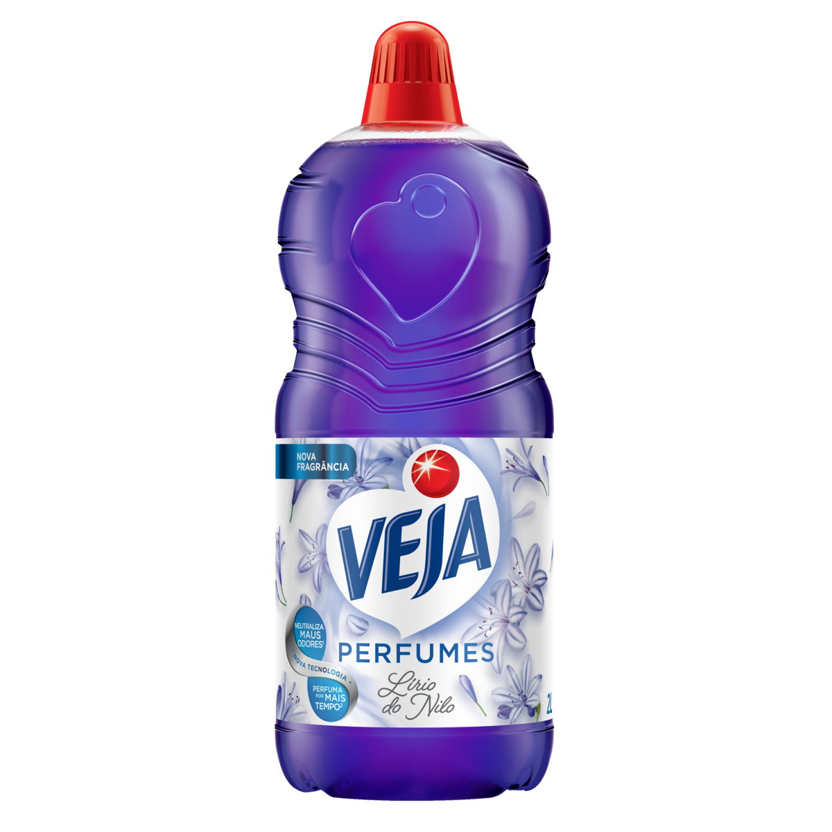Limpador Perfumado Lírio do Nilo Veja Perfumes Frasco 2l