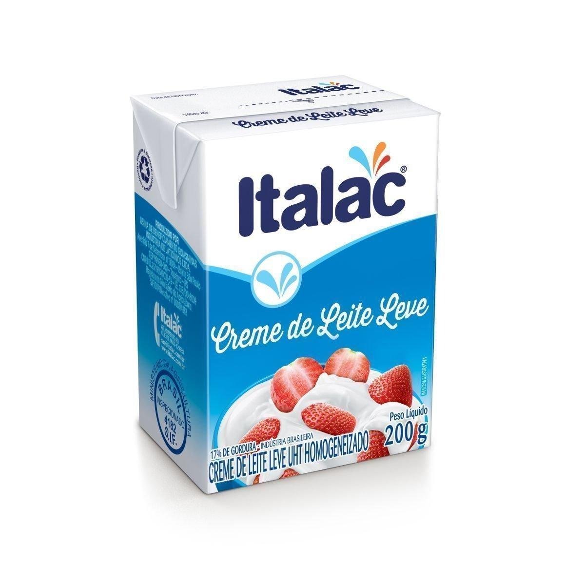 Creme de Leite ITALAC Caixa 200g
