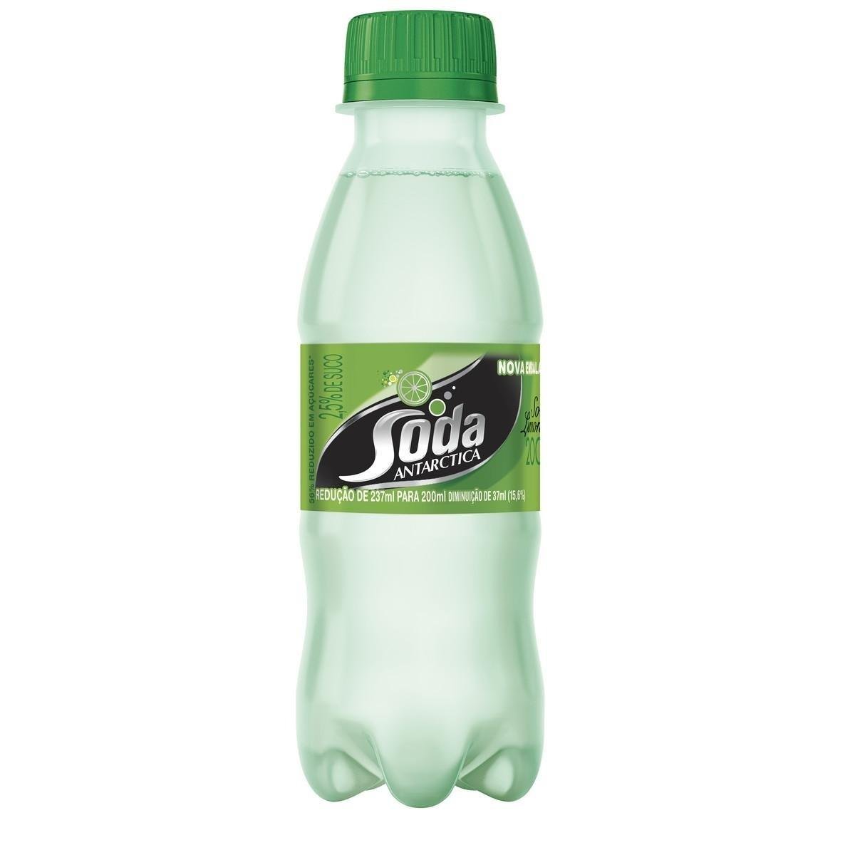 Refrigerante Limonada Soda Antarctica Garrafa 200ml