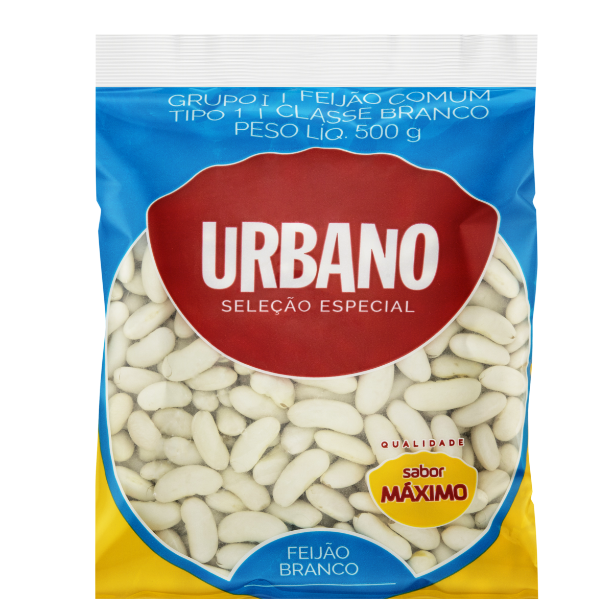 Feijão Branco Tipo 1 Urbano Seleção Especial Pacote 500g