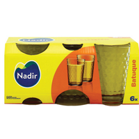 Conjunto com 6 Copos Batuque NADIR FIGUEIREDO