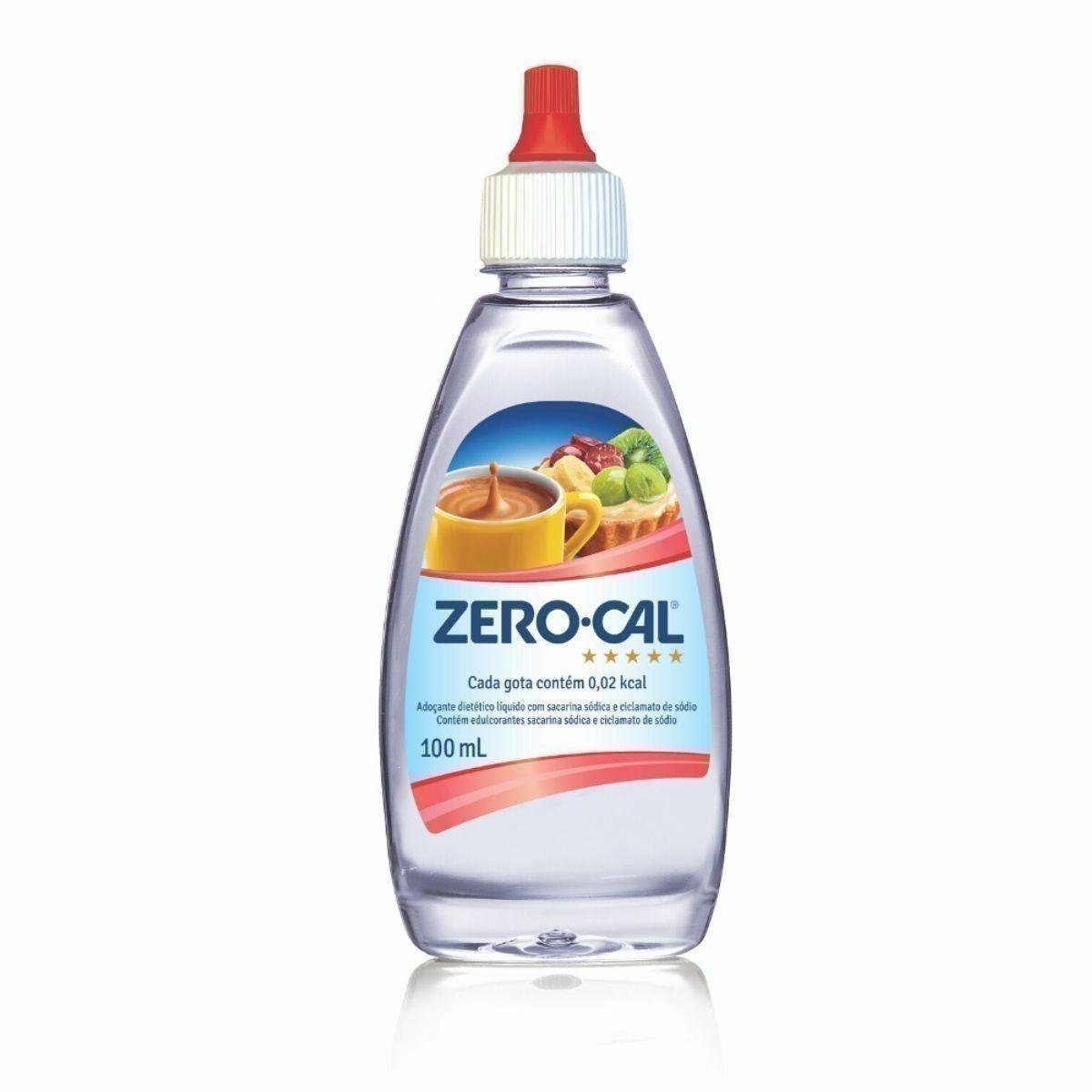 Zero-Cal Sacarina Adoçante Líquido 100ml