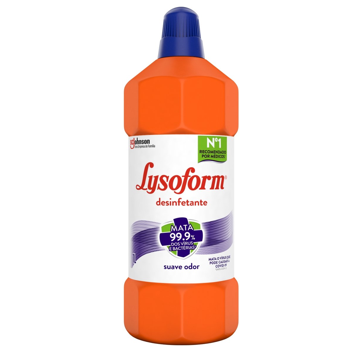 Desinfetante Suave Odor Lysoform Frasco 1l