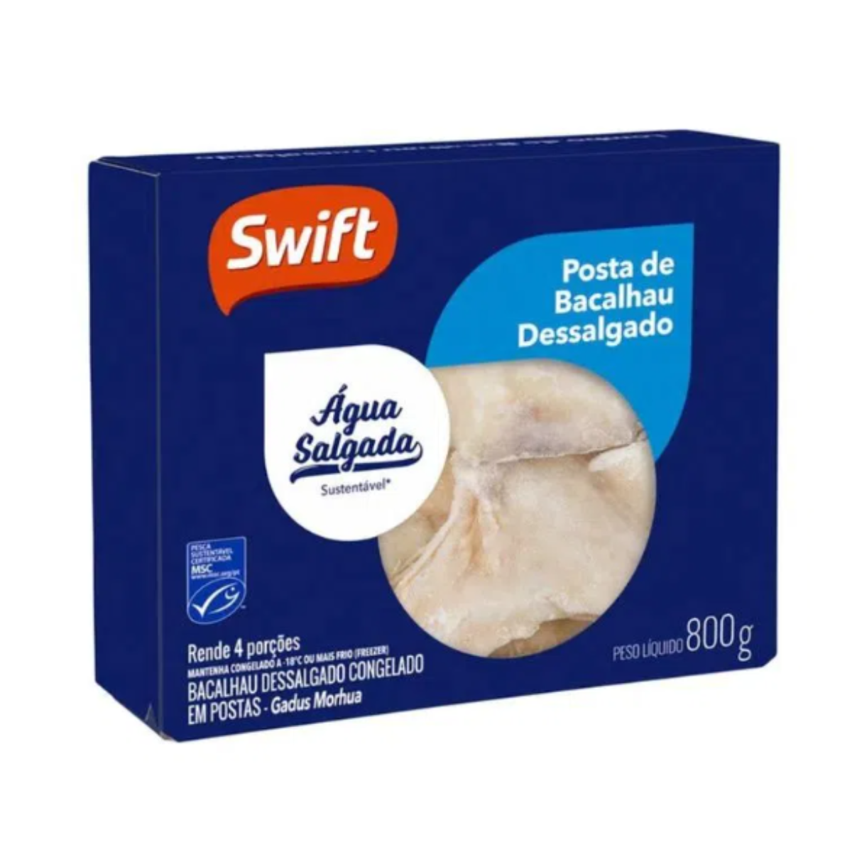 Postas de Bacalhau Dessalgado Swift 800g