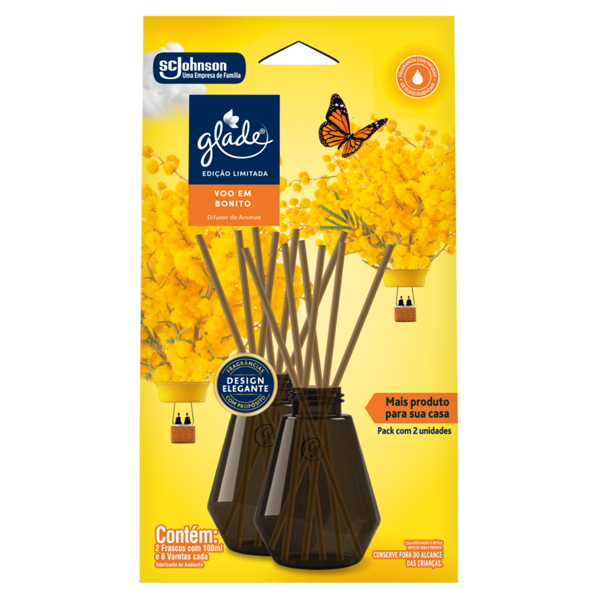 Purificador Difusor Glade Voo Bonito Com 2 100ML