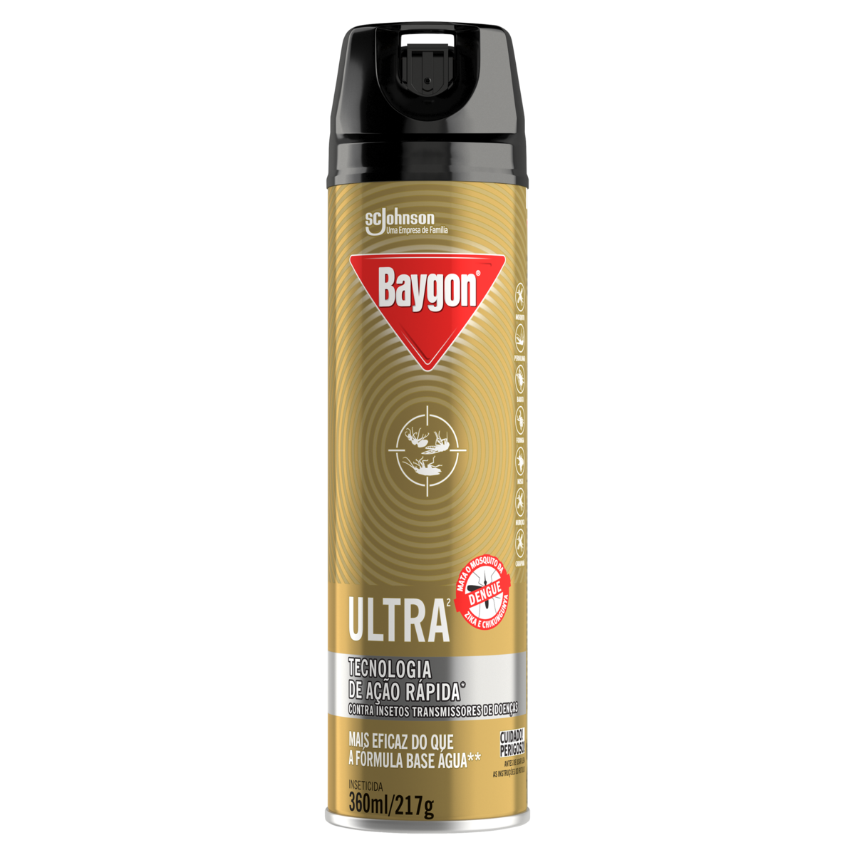 Inseticida Aerossol Baygon Ultra Frasco 360ml Spray