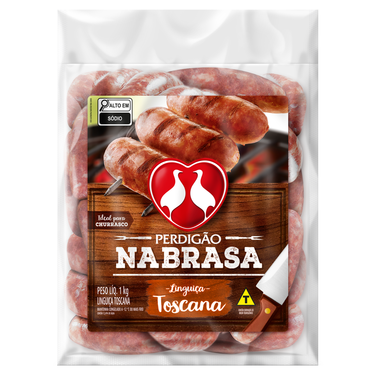 Linguiça Toscana Perdigão na Brasa 1kg