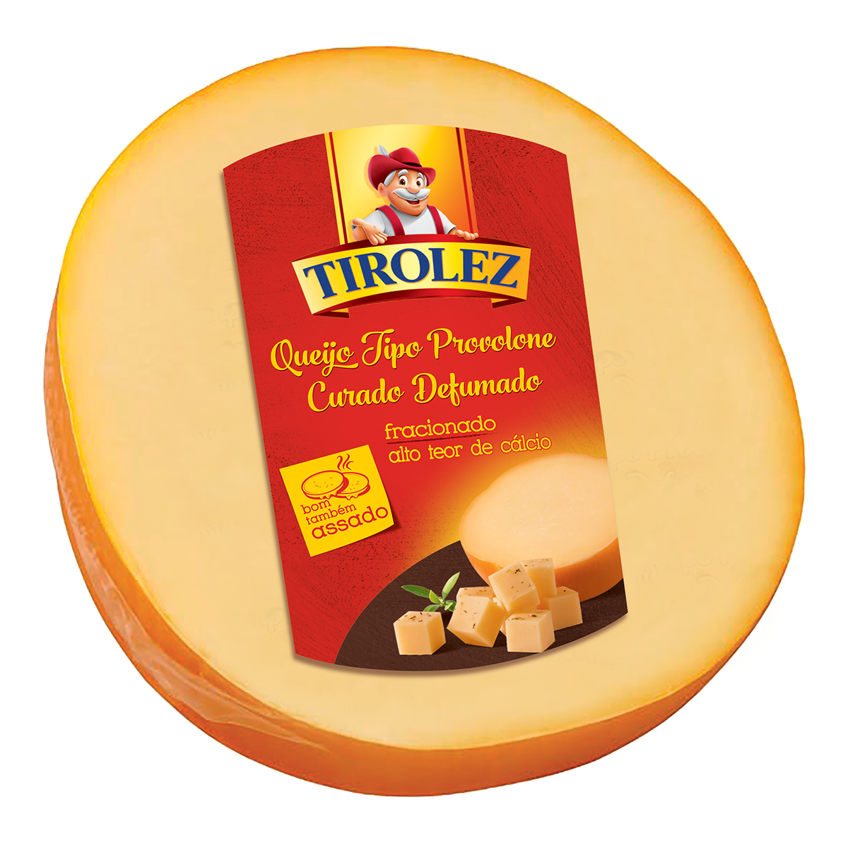 Queijo Provolone Pedaço Bandeja 240g