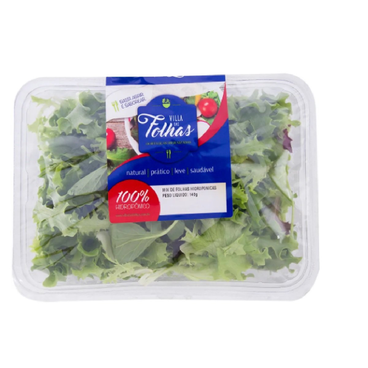 Mix de Folhas Higienizado Hidropônico 140g