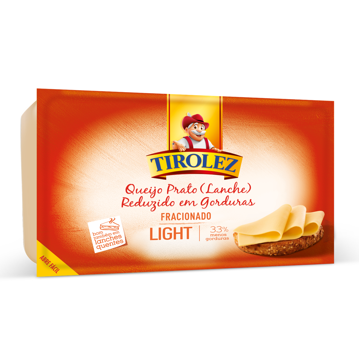Queijo Prato Lanche Light TIROLEZ 350g