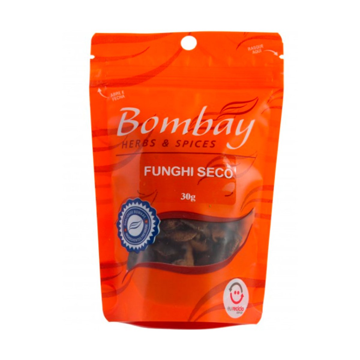 Cogumelo Funghi Seco Bombay Herbs & Spices Pouch 30g