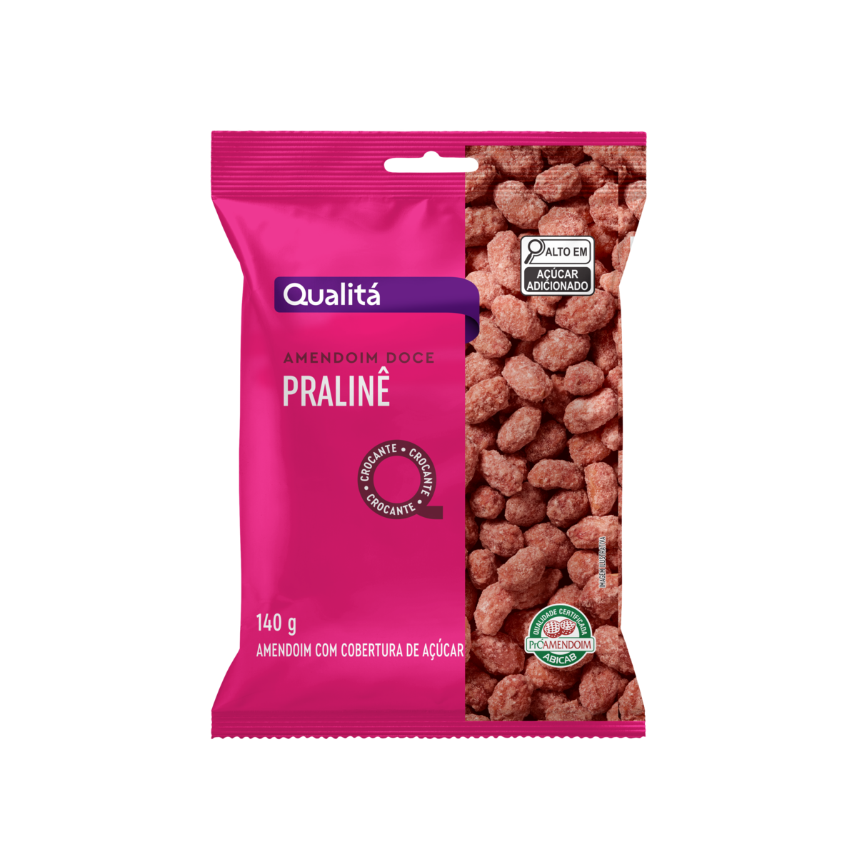 Amendoim Doce Pralinê Qualitá Pacote 140g