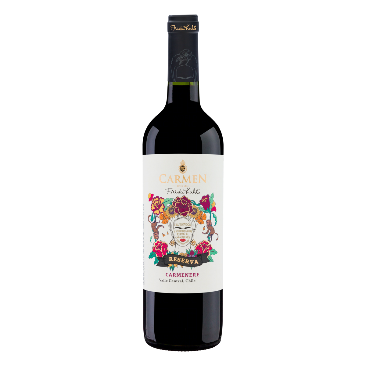 Vinho Tinto Chileno Carmen Frida Kahlo Carmenere 750ml