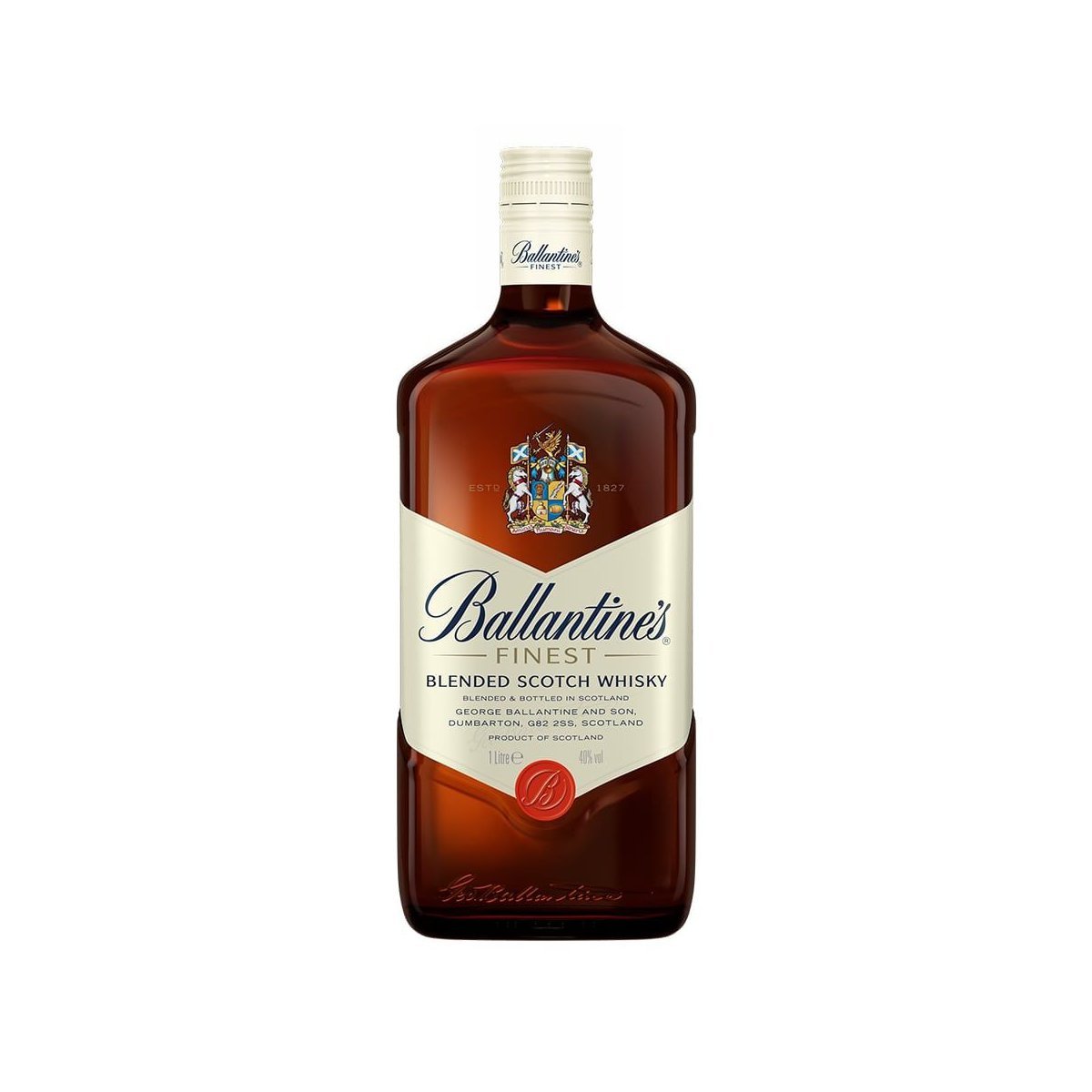 Whisky Escocês Blended Finest Ballantine's Garrafa 1l