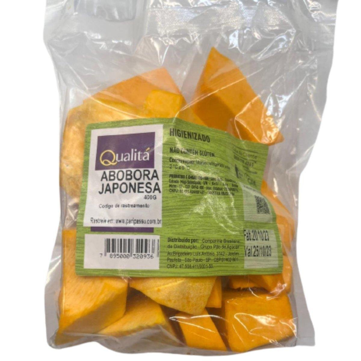 Abóbora Japonesa Higienizada QUALITÁ 400g