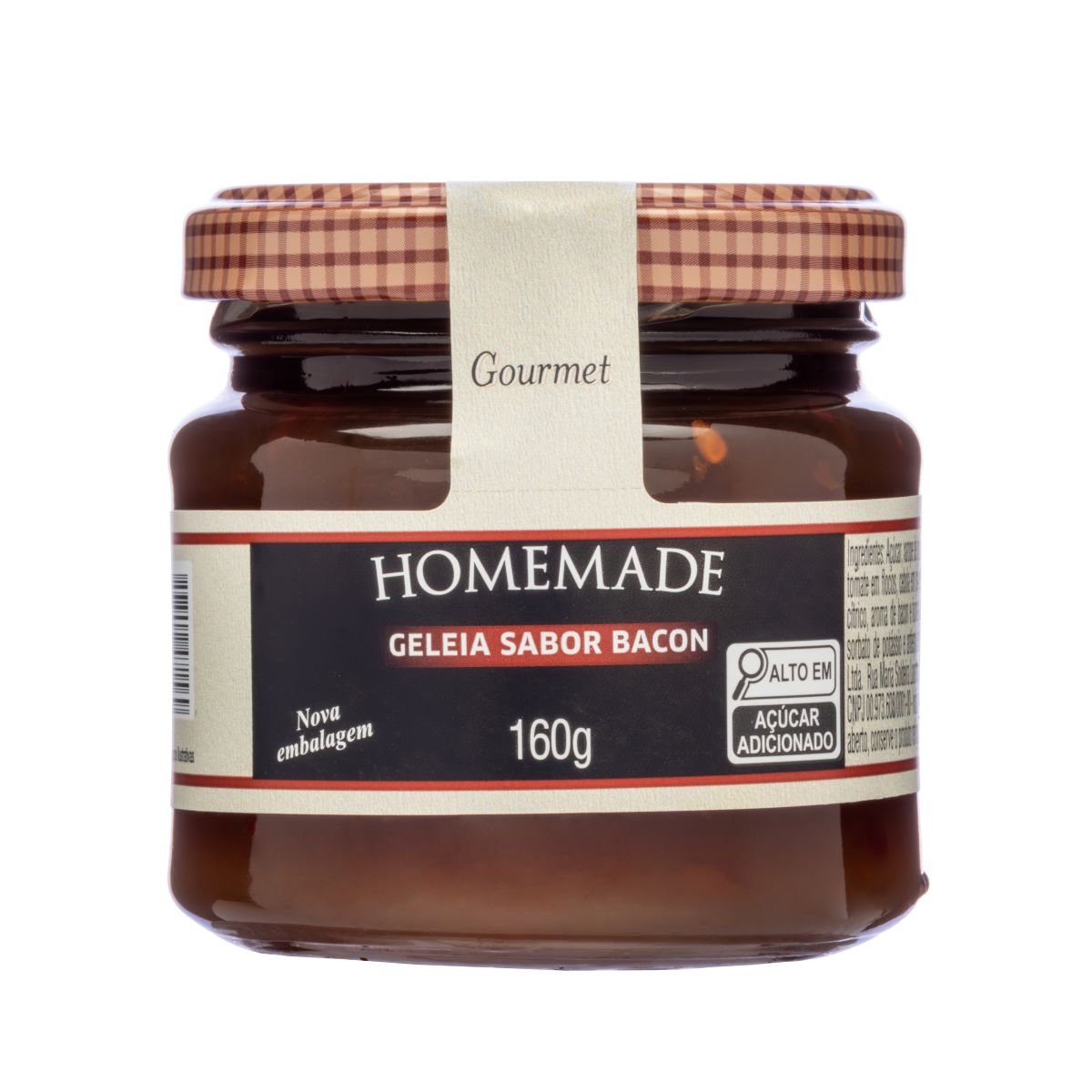 Geleia Bacon Homemade Gourmet Vidro 160g