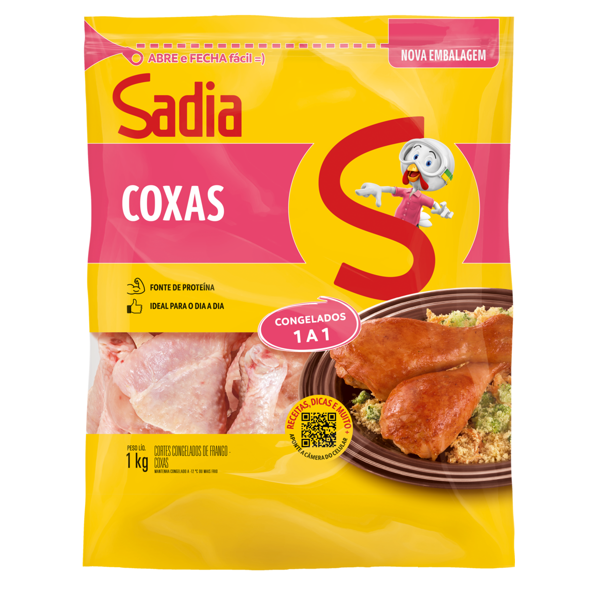 Coxa de Frango Congelada Sadia 1kg