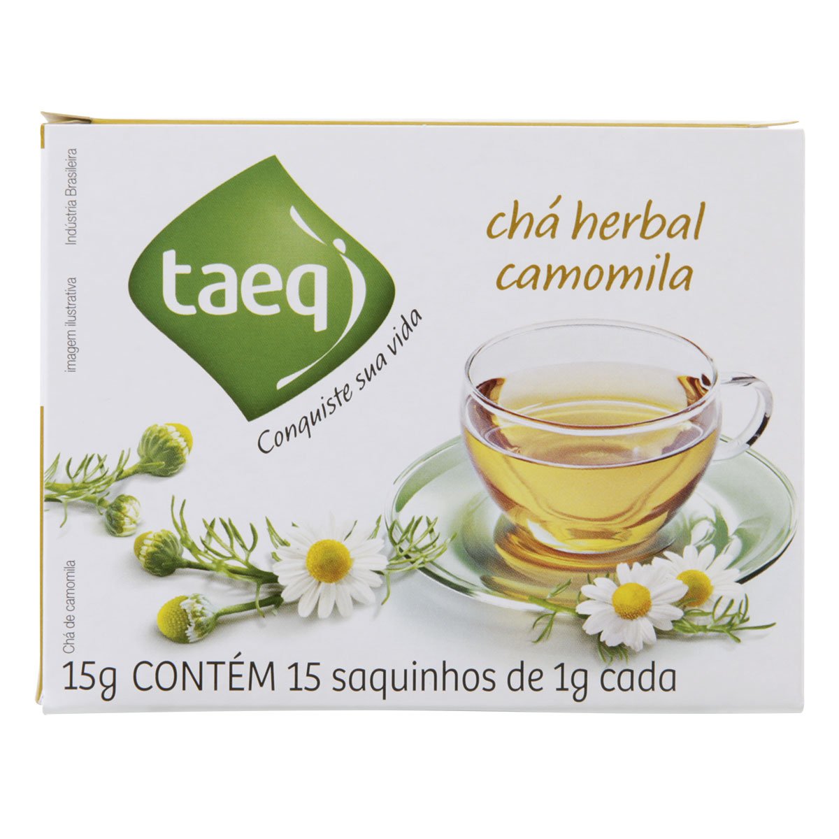 Chá Herbal Camomila Taeq Caixa 15g 15 Unidades