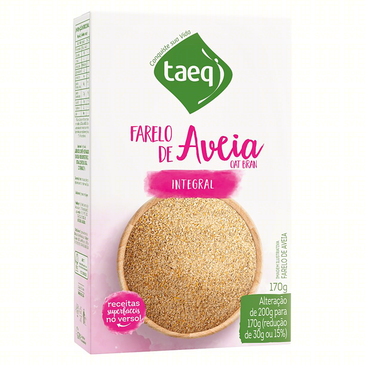 Farelo de Aveia Taeq Oat Bran Caixa 170g