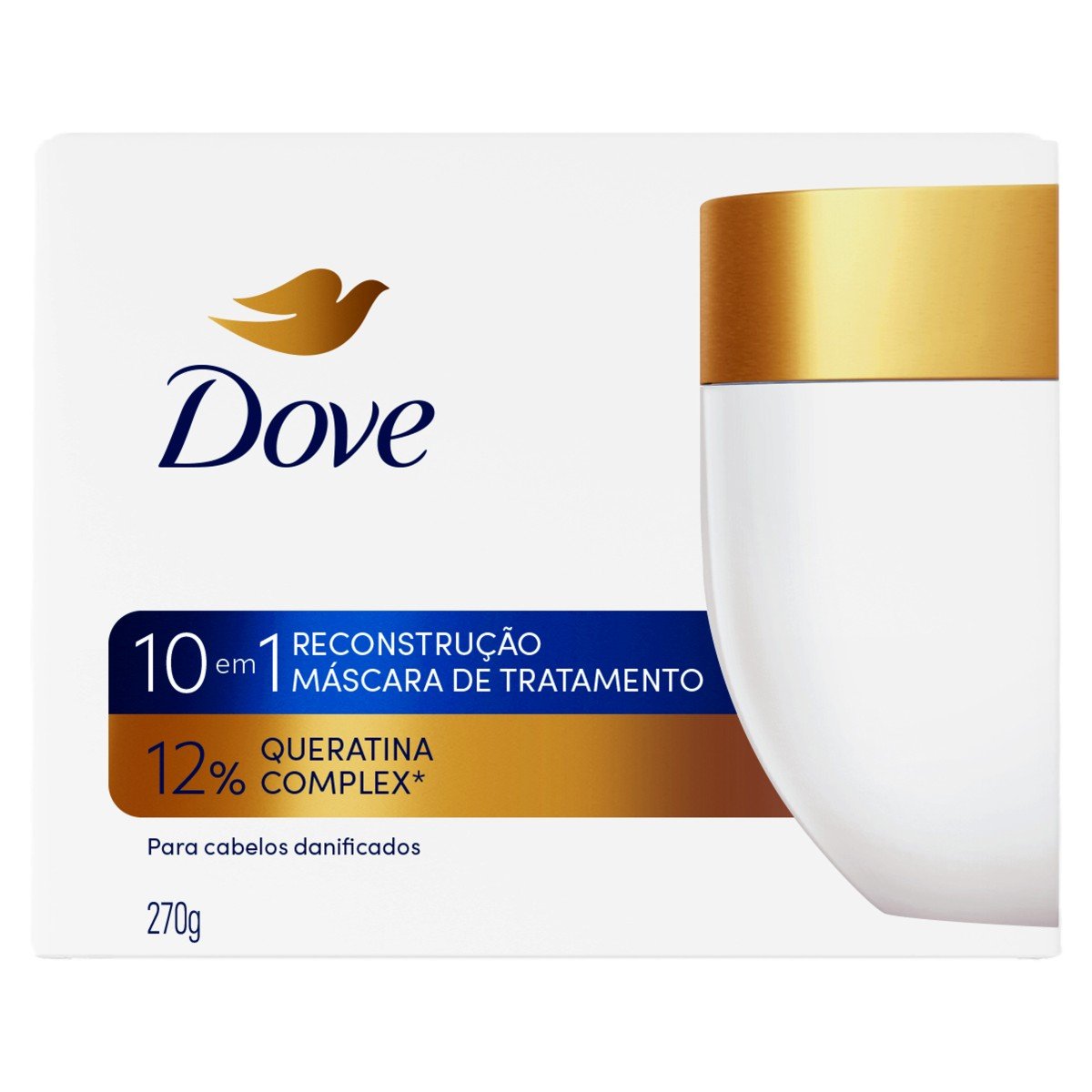 Máscara de Tratamento Reconstrução Dove Pote 270g