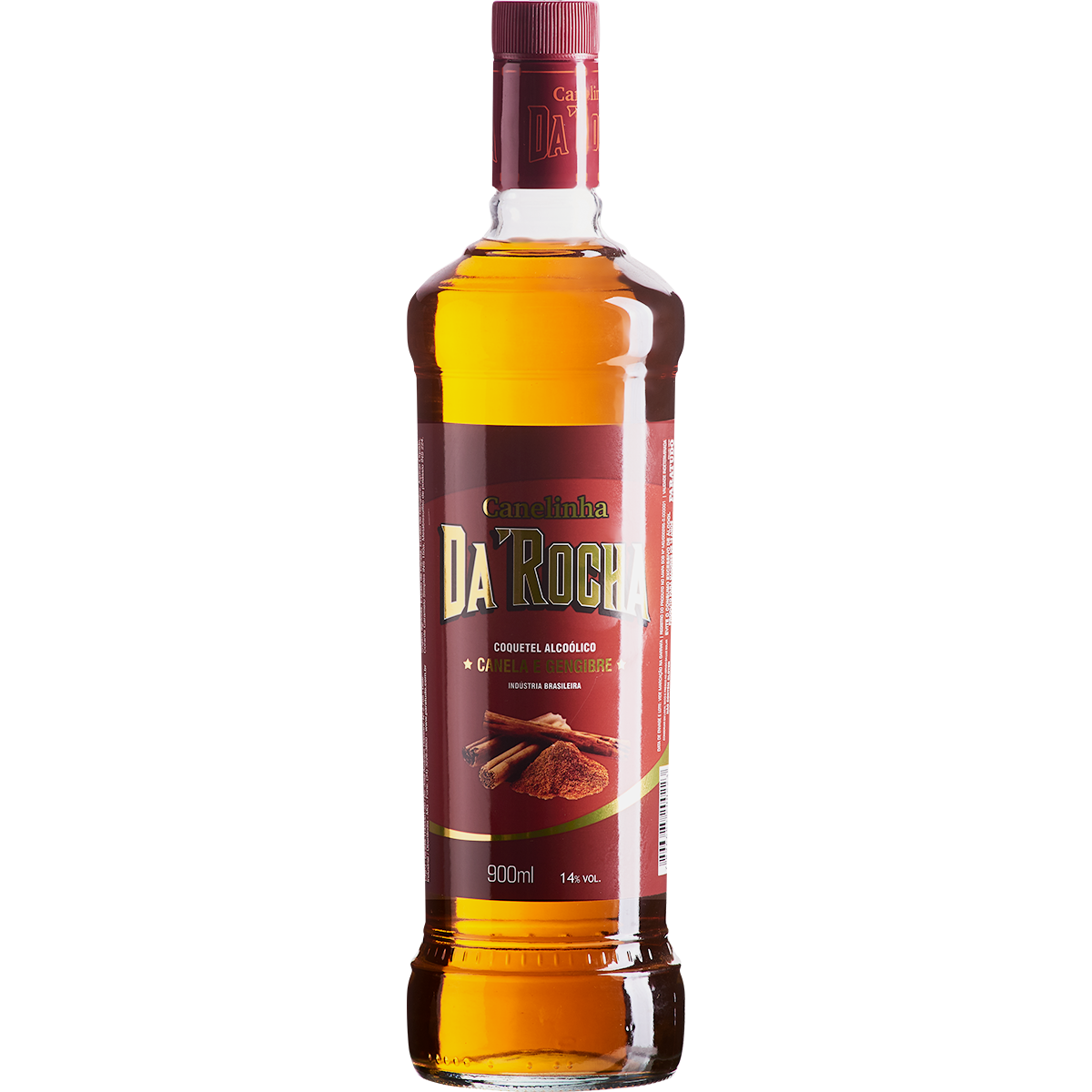 Cachaça Canelinha DA'ROCHA Garrafa 900ml