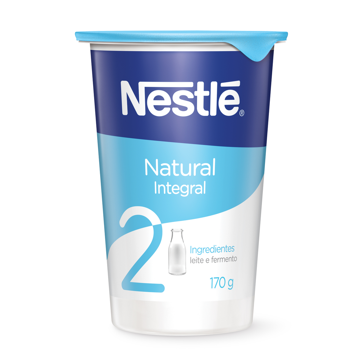 Iogurte Integral Natural Nestlé Copo 170g