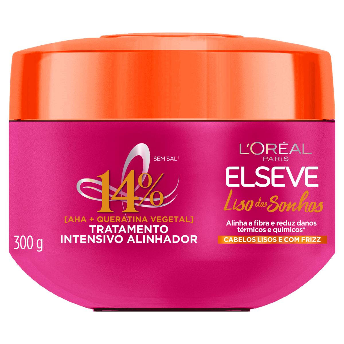 Tratamento Intensivo Alinhador Loréal Paris Elseve Liso dos Sonhos Pote 300g