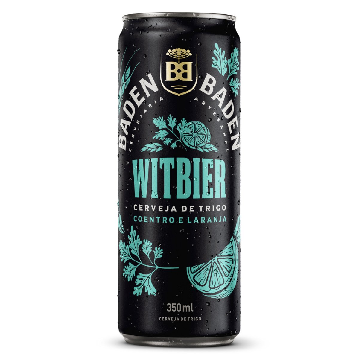 Cerveja Witbier Coentro e Laranja Baden Baden Lata 350ml