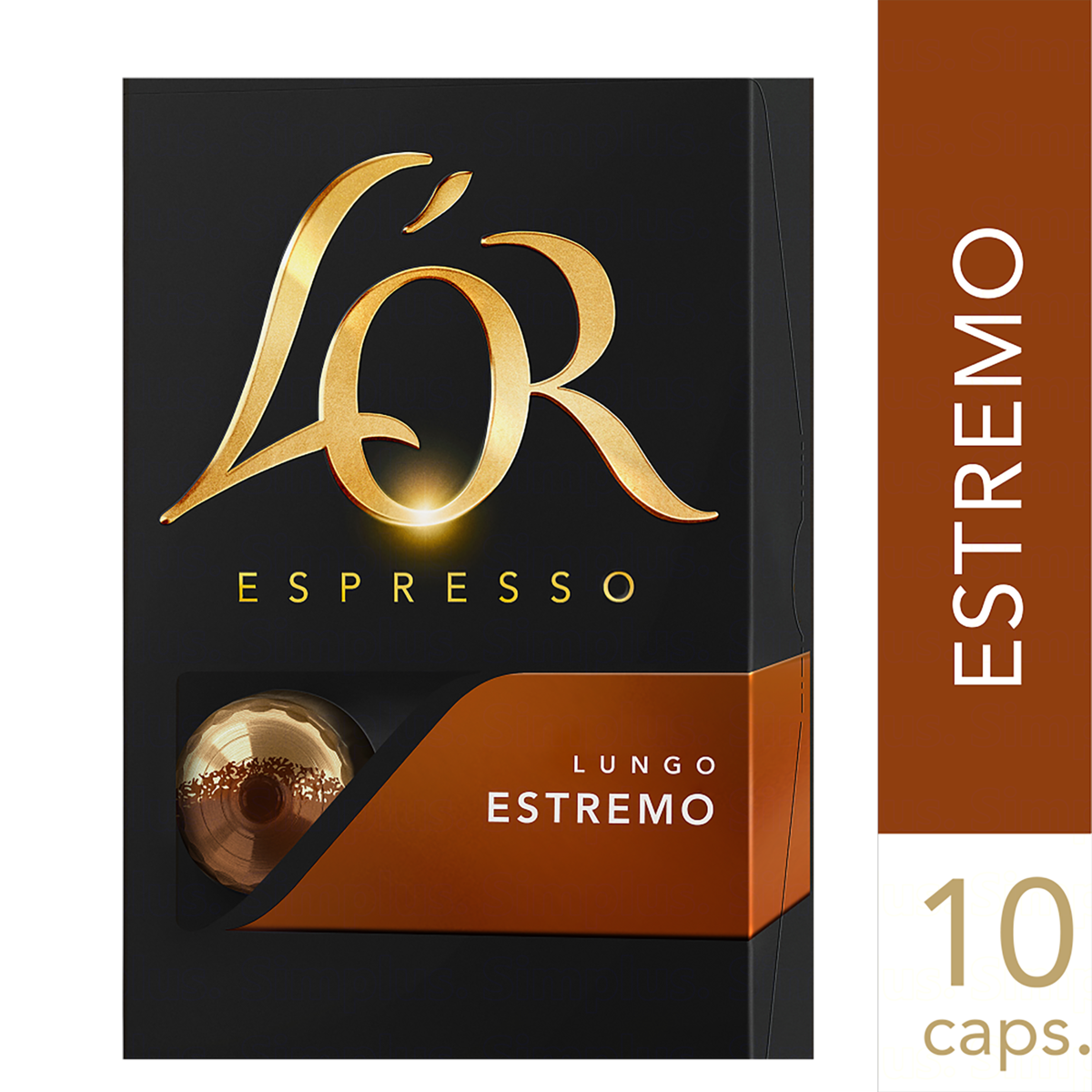 Café em Cápsula Torrado e Moído Lungo Espresso L'or Caixa 52g 10 Unidades