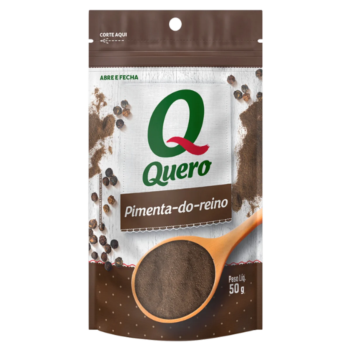 Pimenta-do-Reino Pó Quero Pouch 50g