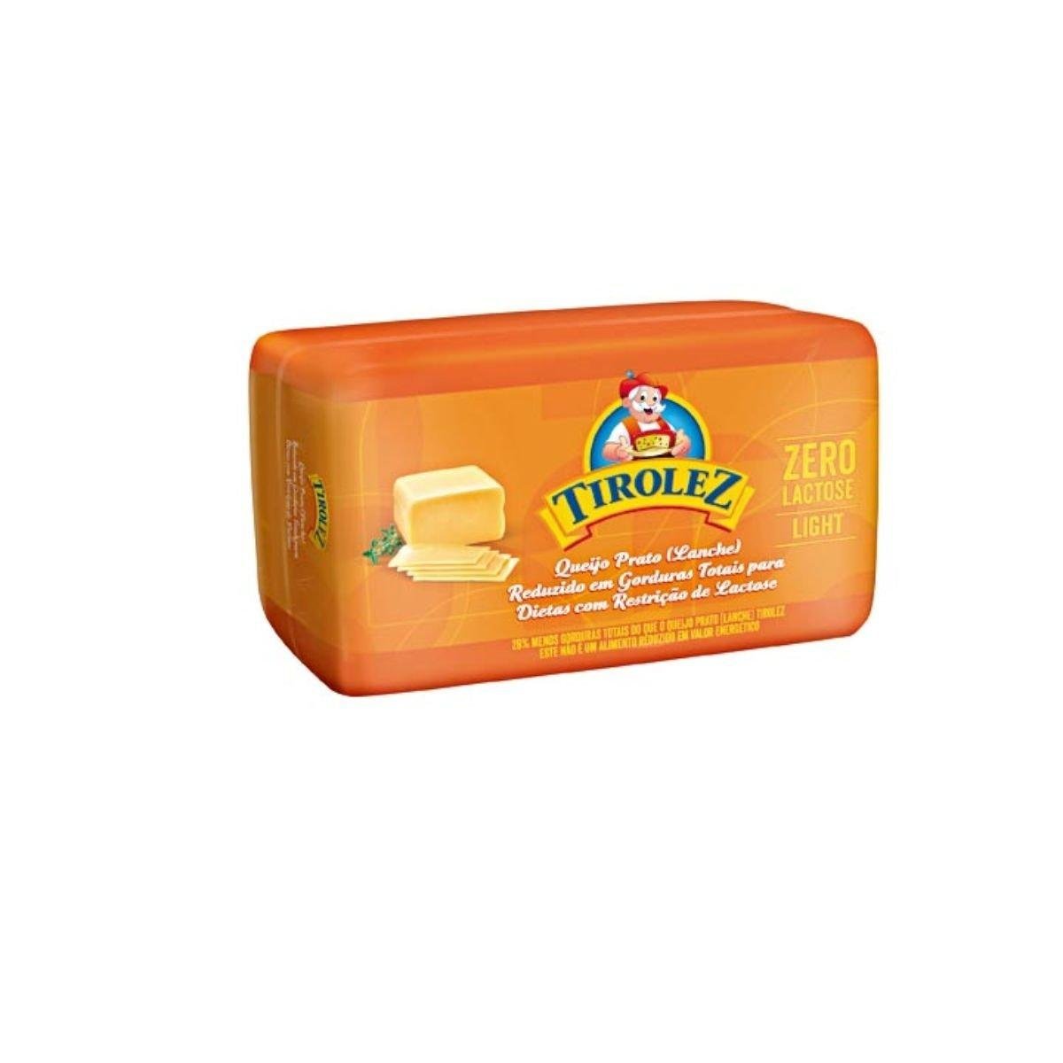 Queijo Prato Light Zero Lactose Fatiado 160g