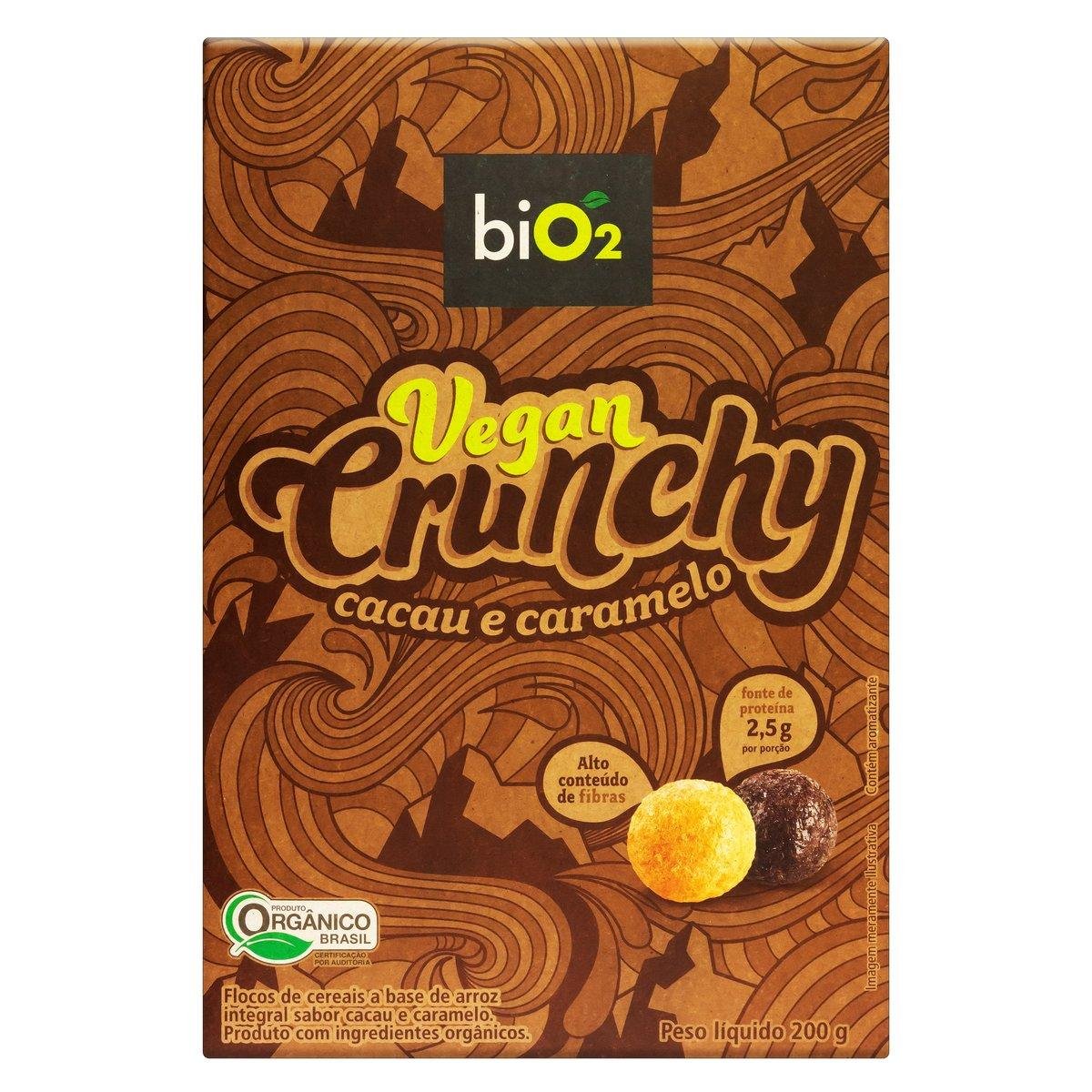 Cereal Vegan Crunchy Caramelo E Cacau 200g Bio2