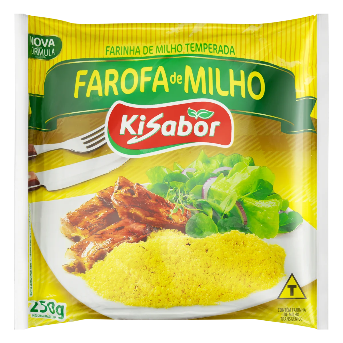 Farofa de Milho Kisabor Pacote 250g