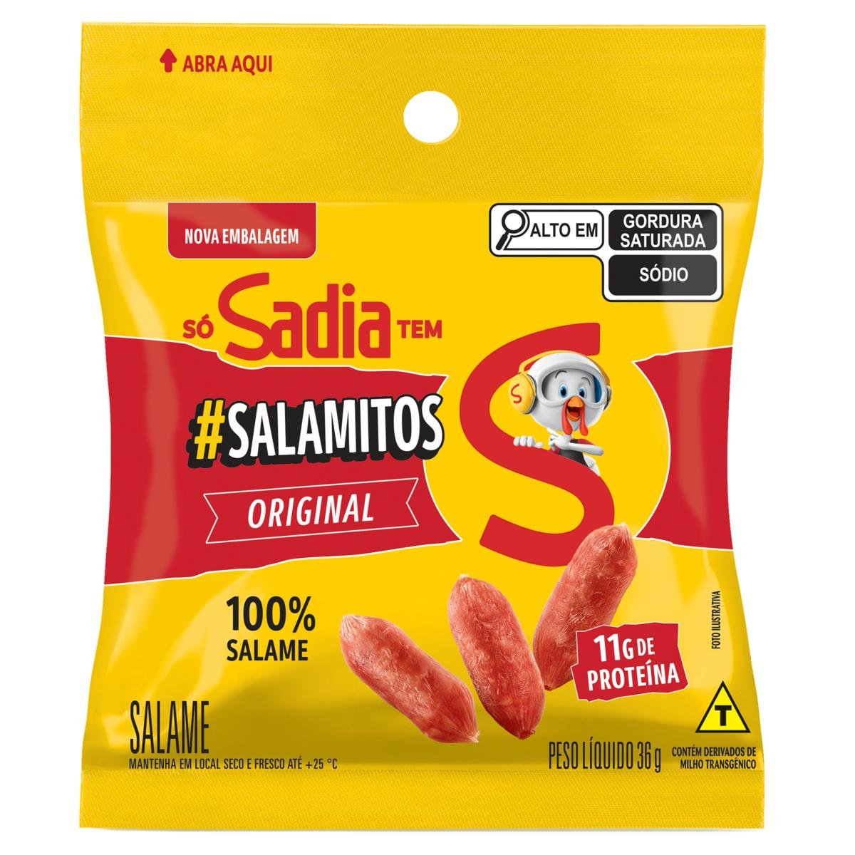 Salame Original Sadia #Salamitos 36g