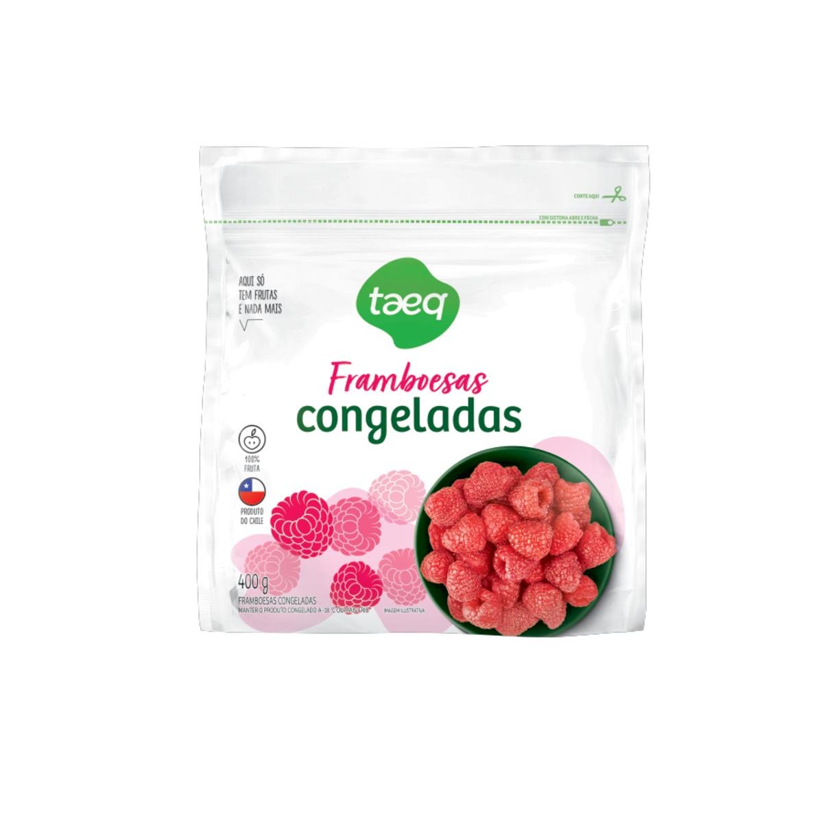Framboesa Congelada TAEQ Pacote 400g