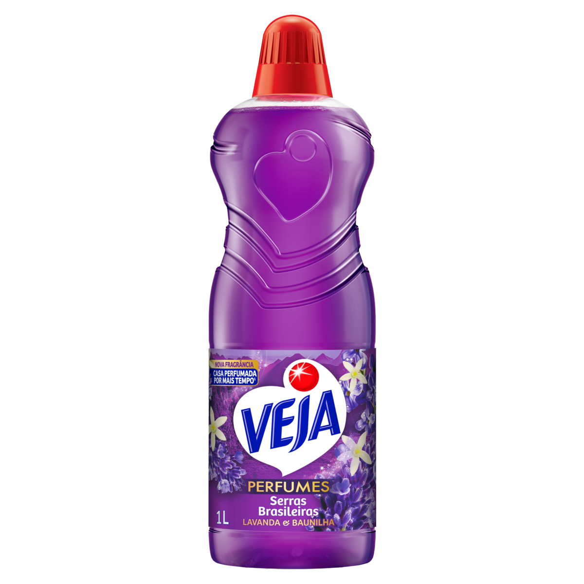 Limpador Perfumado Lavanda e Baunilha Veja Perfumes Serras Brasileiras Frasco 1L