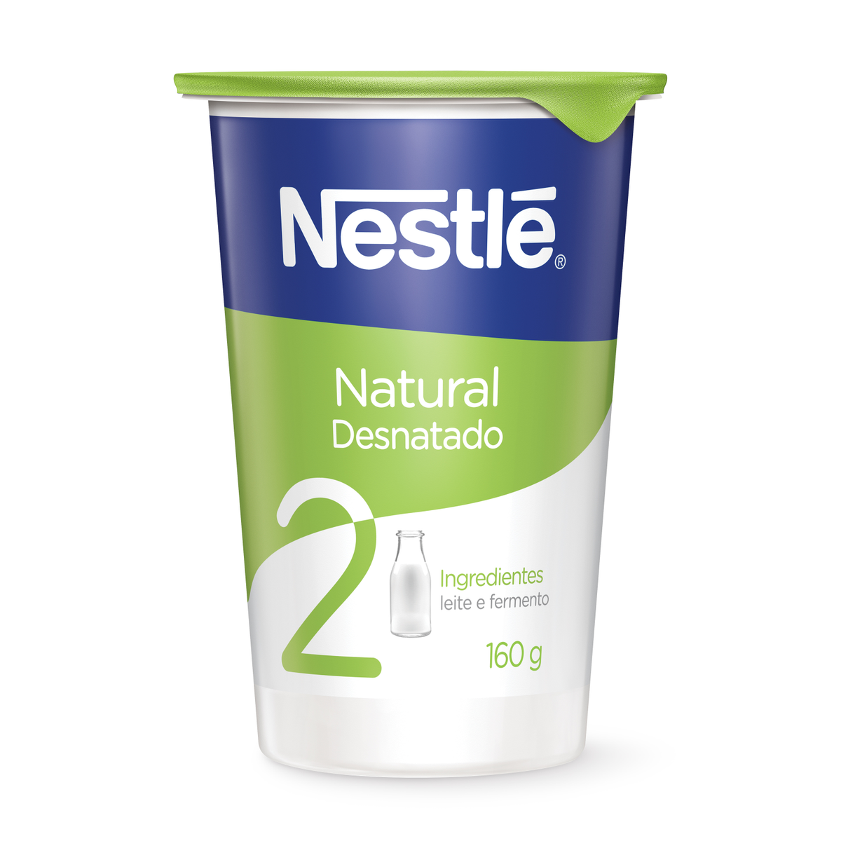 Iogurte Desnatado Natural Nestlé Copo 160g