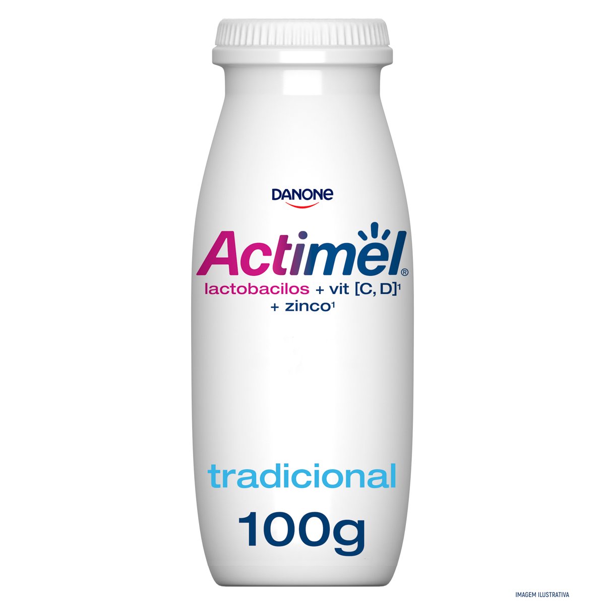 Leite Fermentado Parcialmente Desnatado Tradicional Actimel Frasco 100g