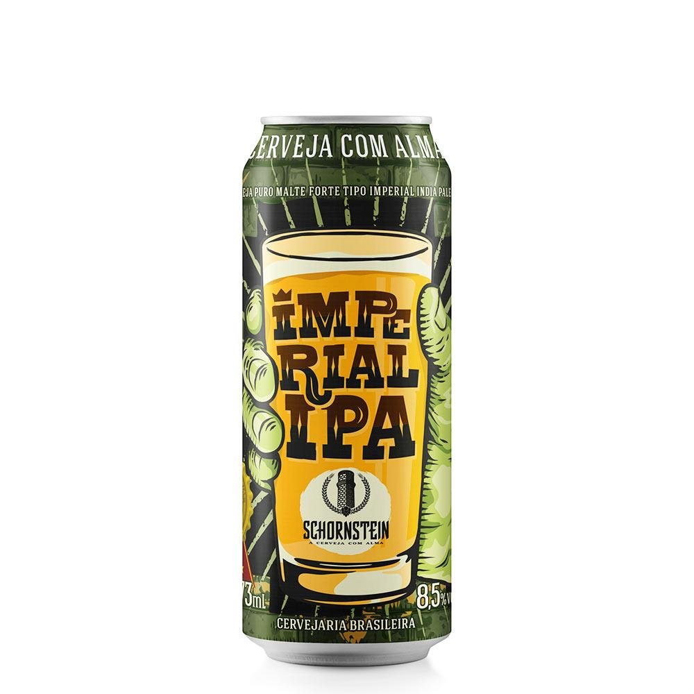 Cerveja artesanal Schornstein Imperial IPA Lata 473ml