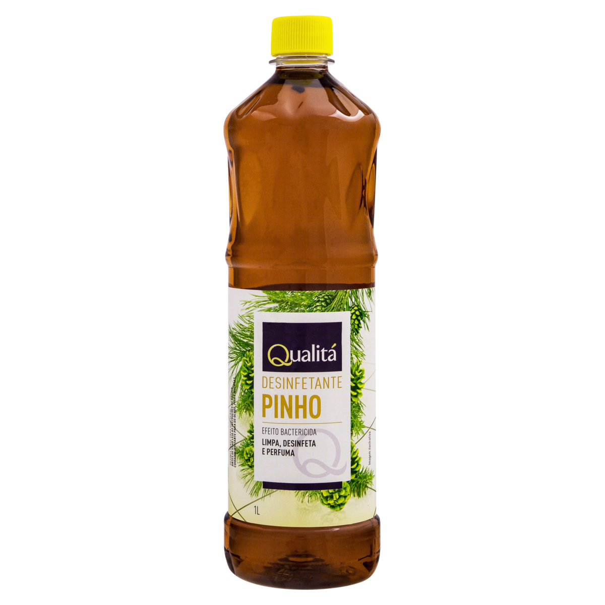 Desinfetante Bactericida Pinho Qualitá Frasco 1l