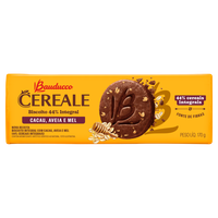 Biscoito Integral Cacau, Aveia e Mel Bauducco Cereale Pacote 170g
