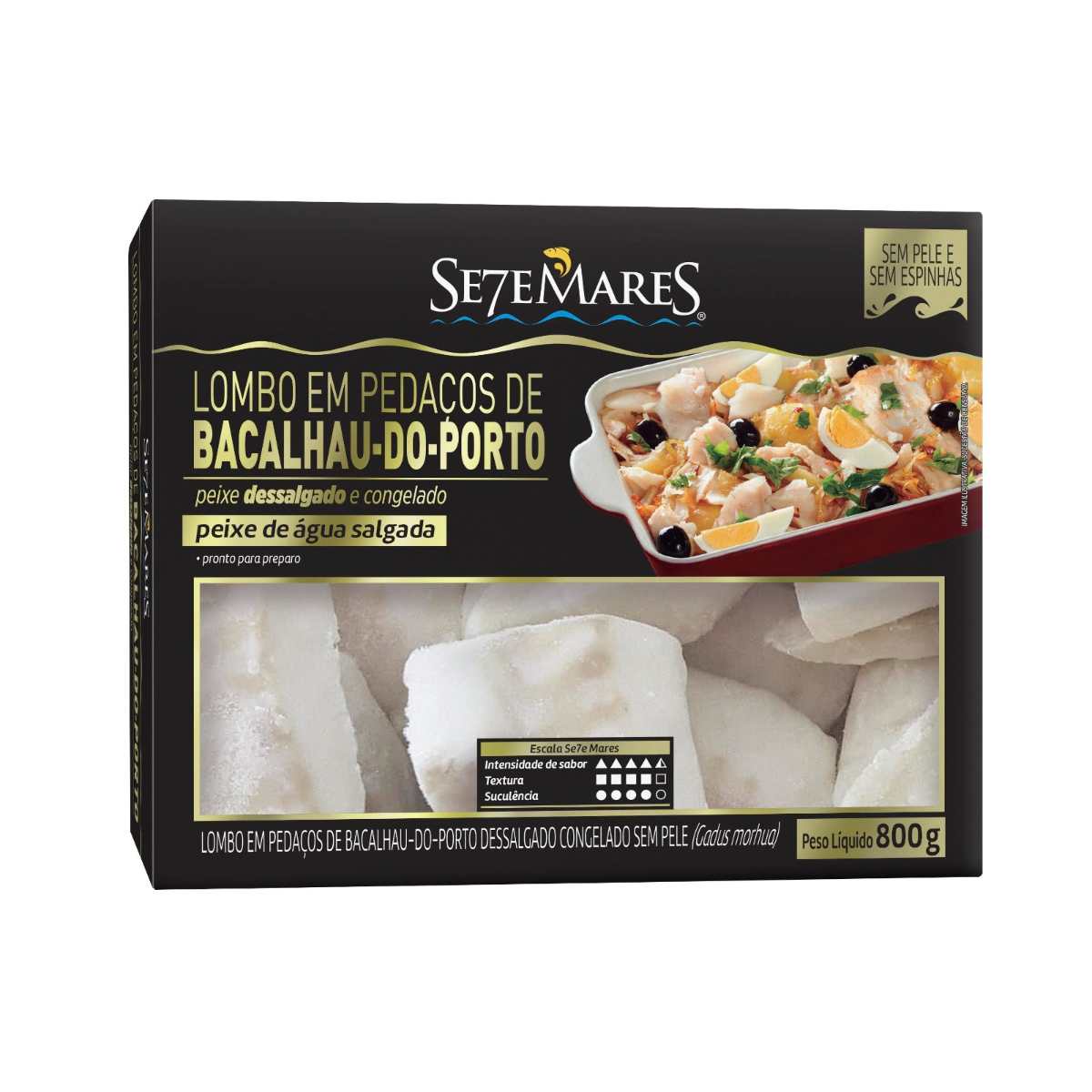 Lombo Pedaço 7 Mares 800g