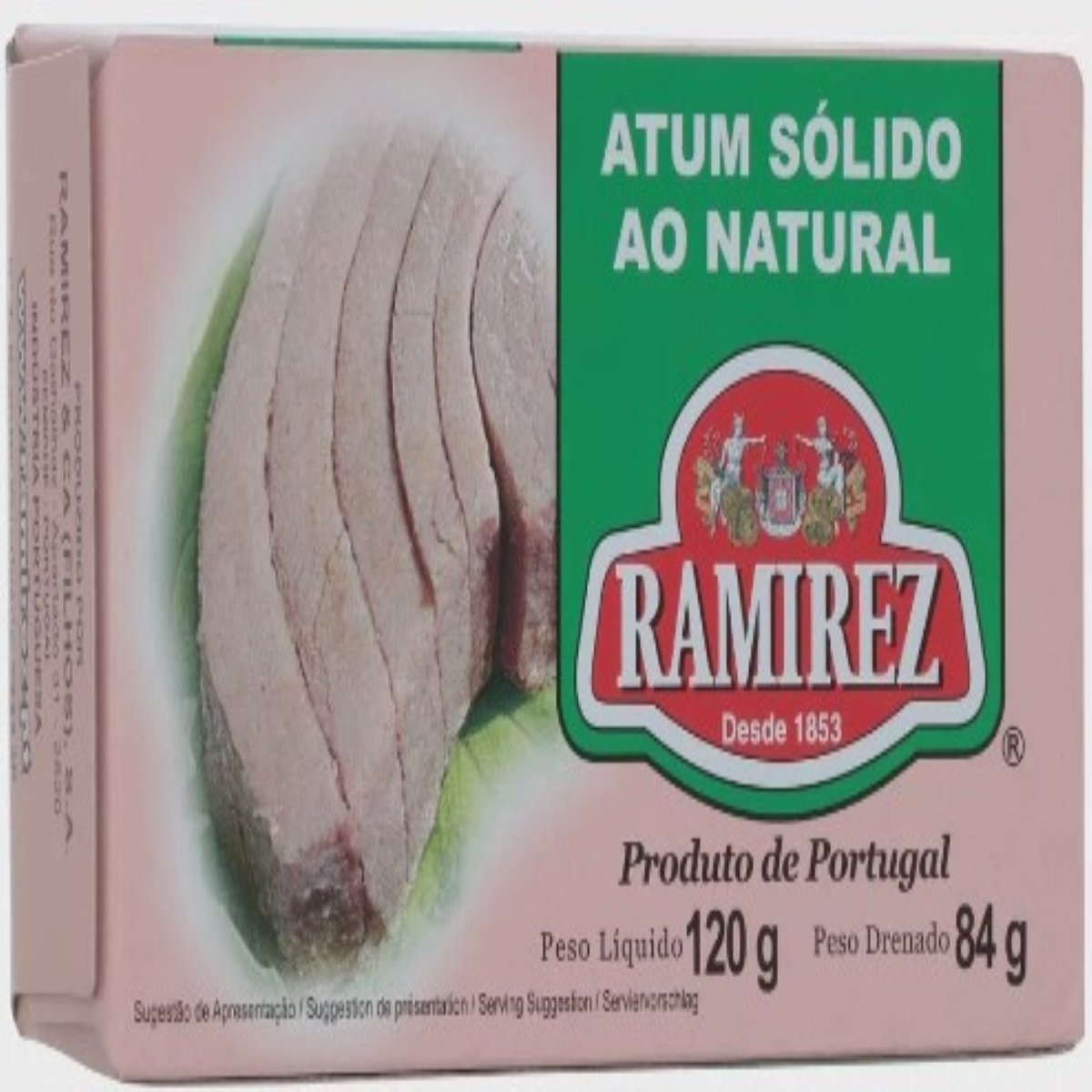Atum Português Diet Sólido ao Natural RAMIREZ Lata 120g