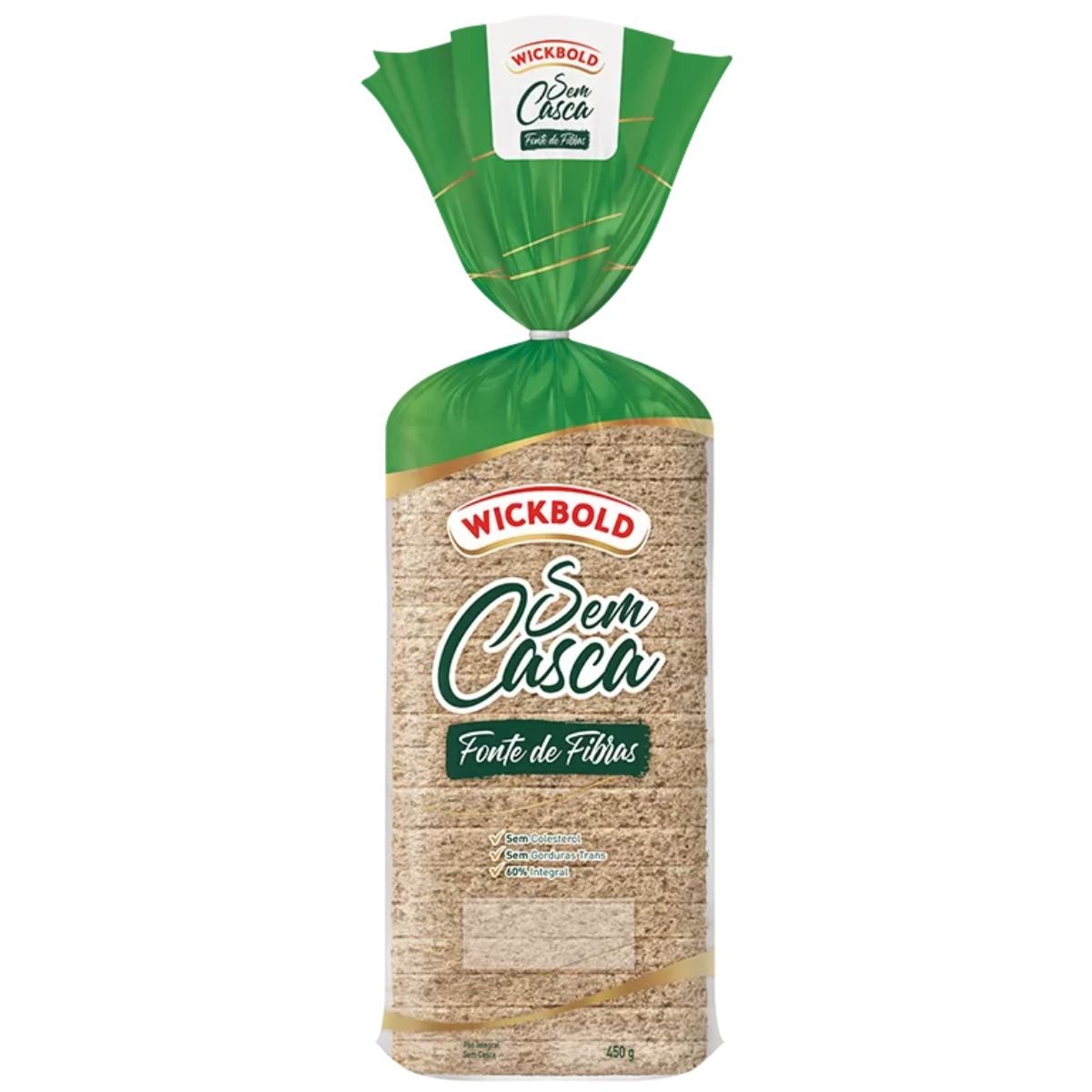 Pão Integral sem Casca Wickbold Pacote 450g
