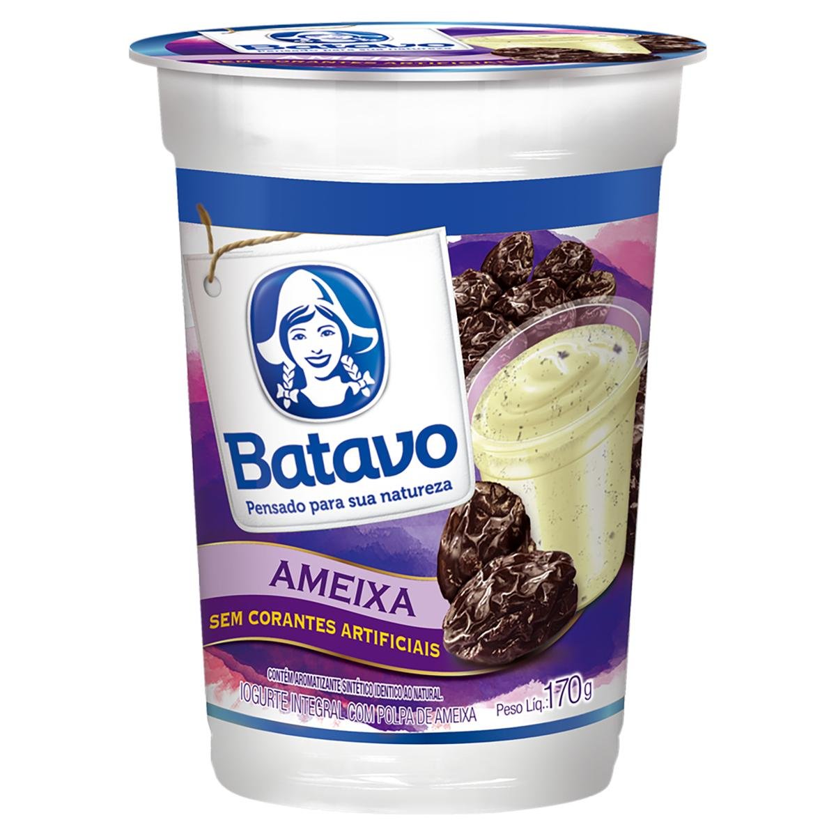 Iogurte Integral Ameixa Batavo Copo  170g