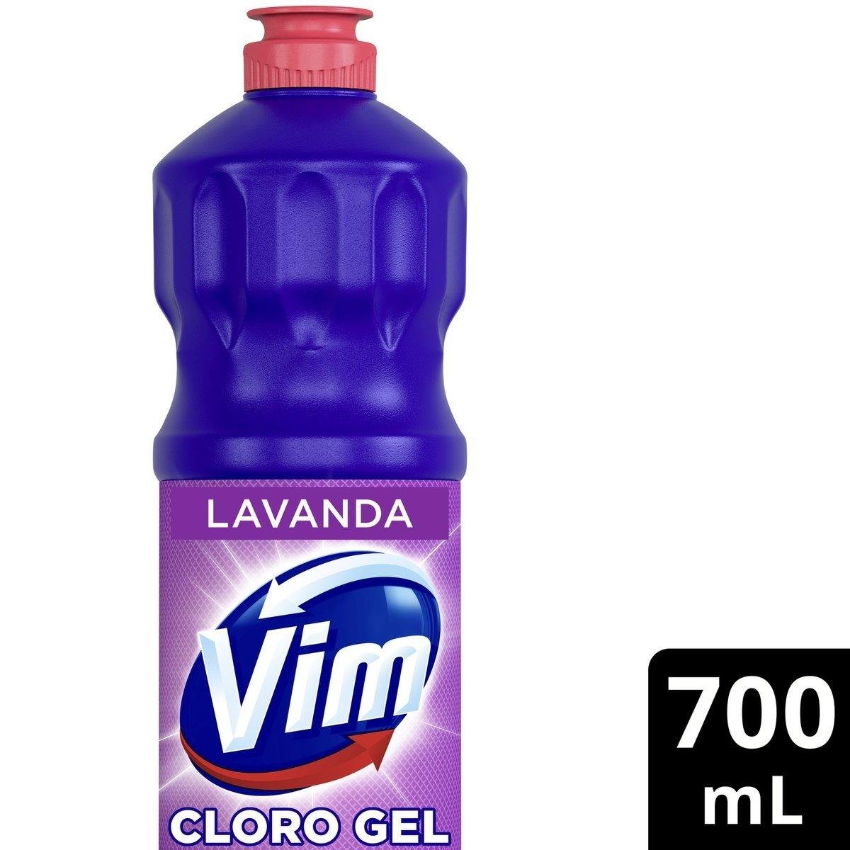 Desinfetante Uso Geral Cloro Gel Lavanda Vim Squeeze 700ml