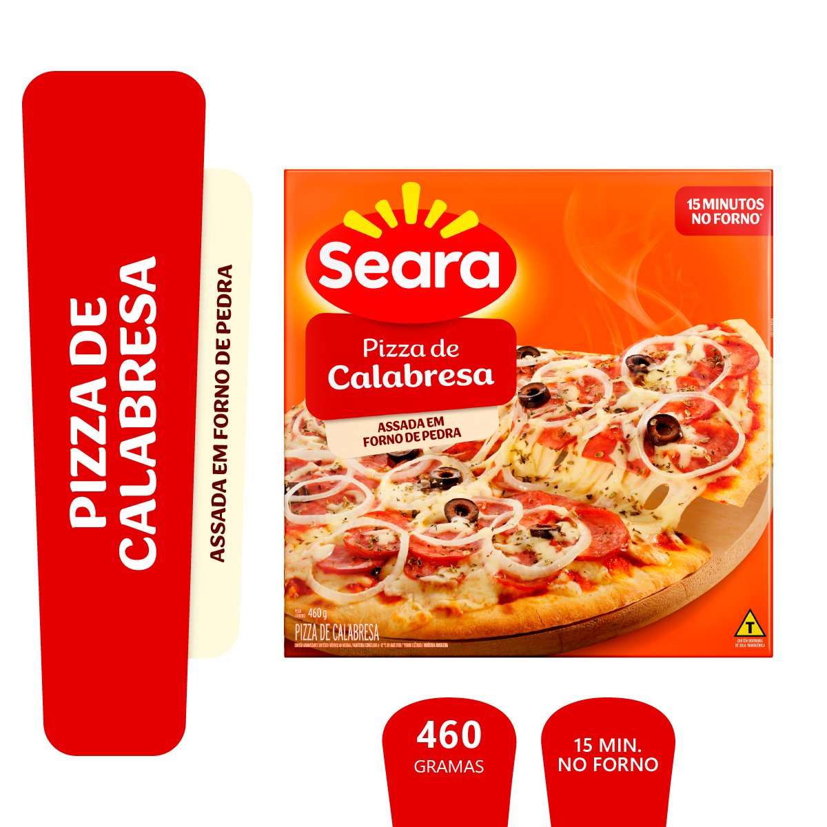 Pizza de Calabresa Seara 460g